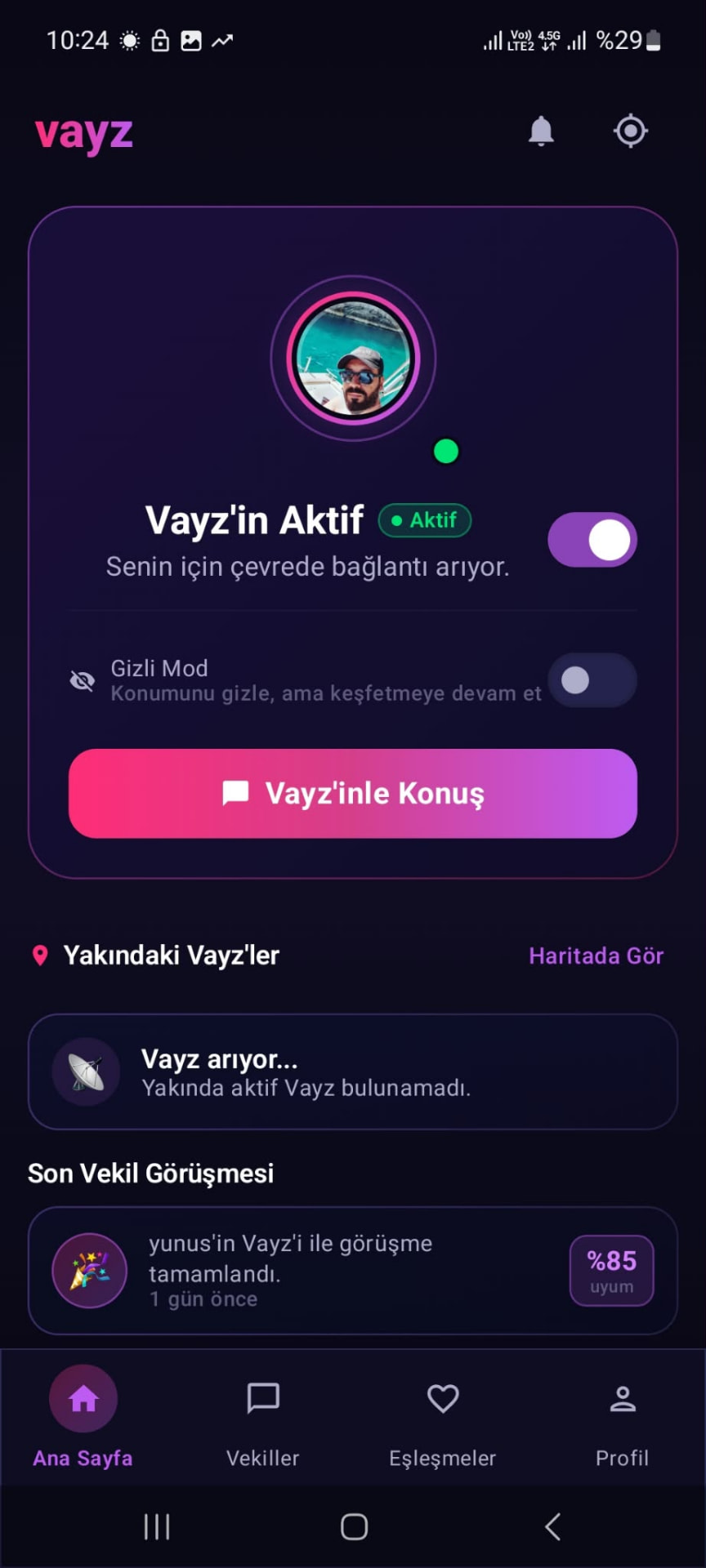 Vayz ana ekran
